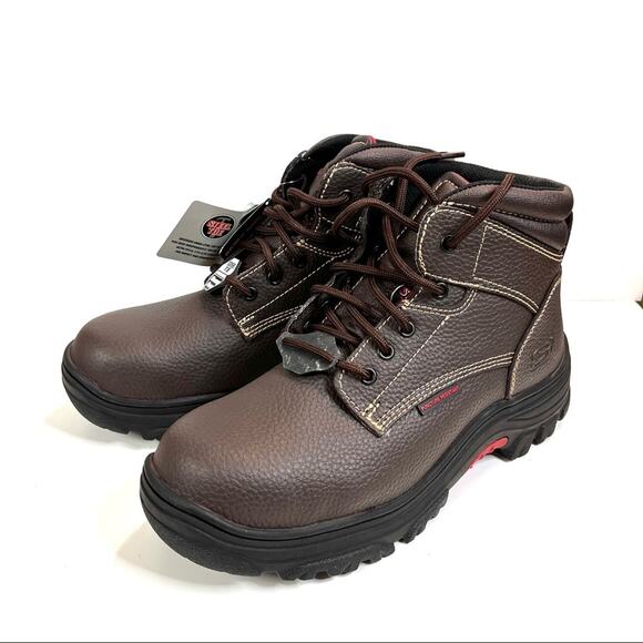 Skechers Men\'s Burgin Tarlac Industrial Work Boots Brown size 10 main image 8